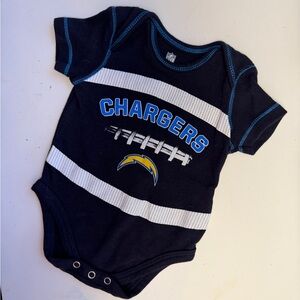 Chargers Navy Blue Baby Onesie 0-3 months